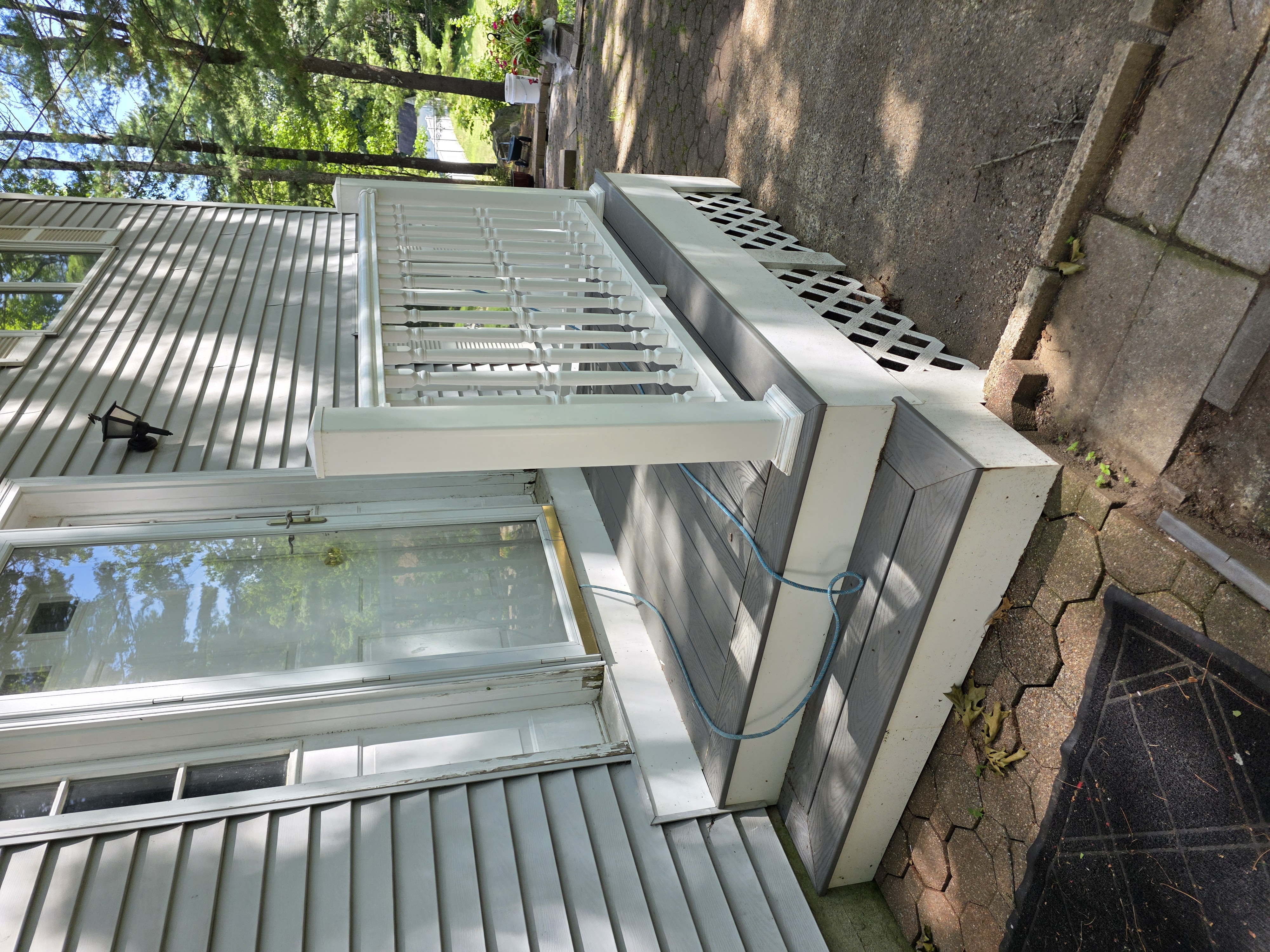 After Decks in Weston, MA - Composite Deck & Landing Renovation